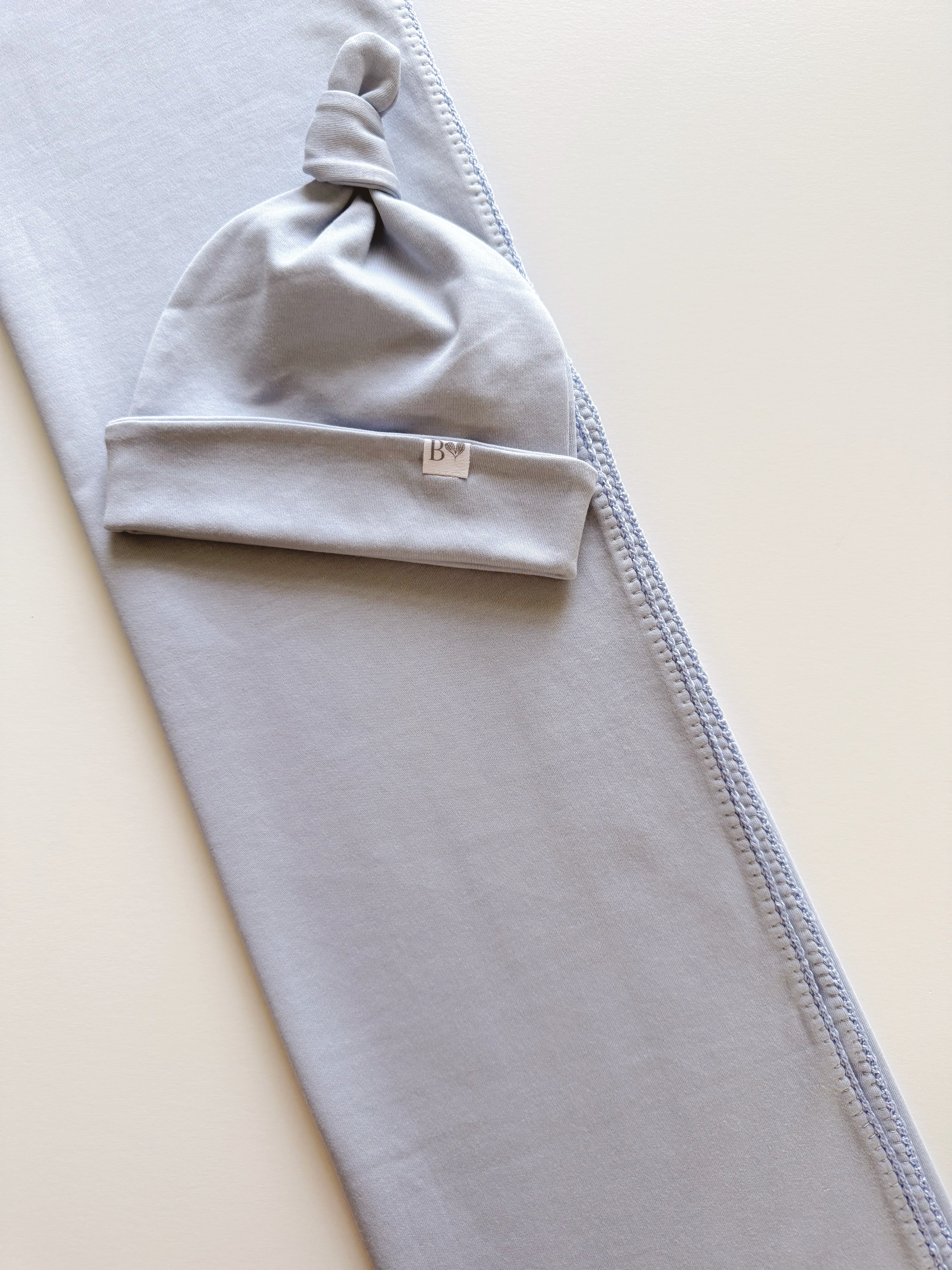 Pima Cotton Blanket & Hat Set