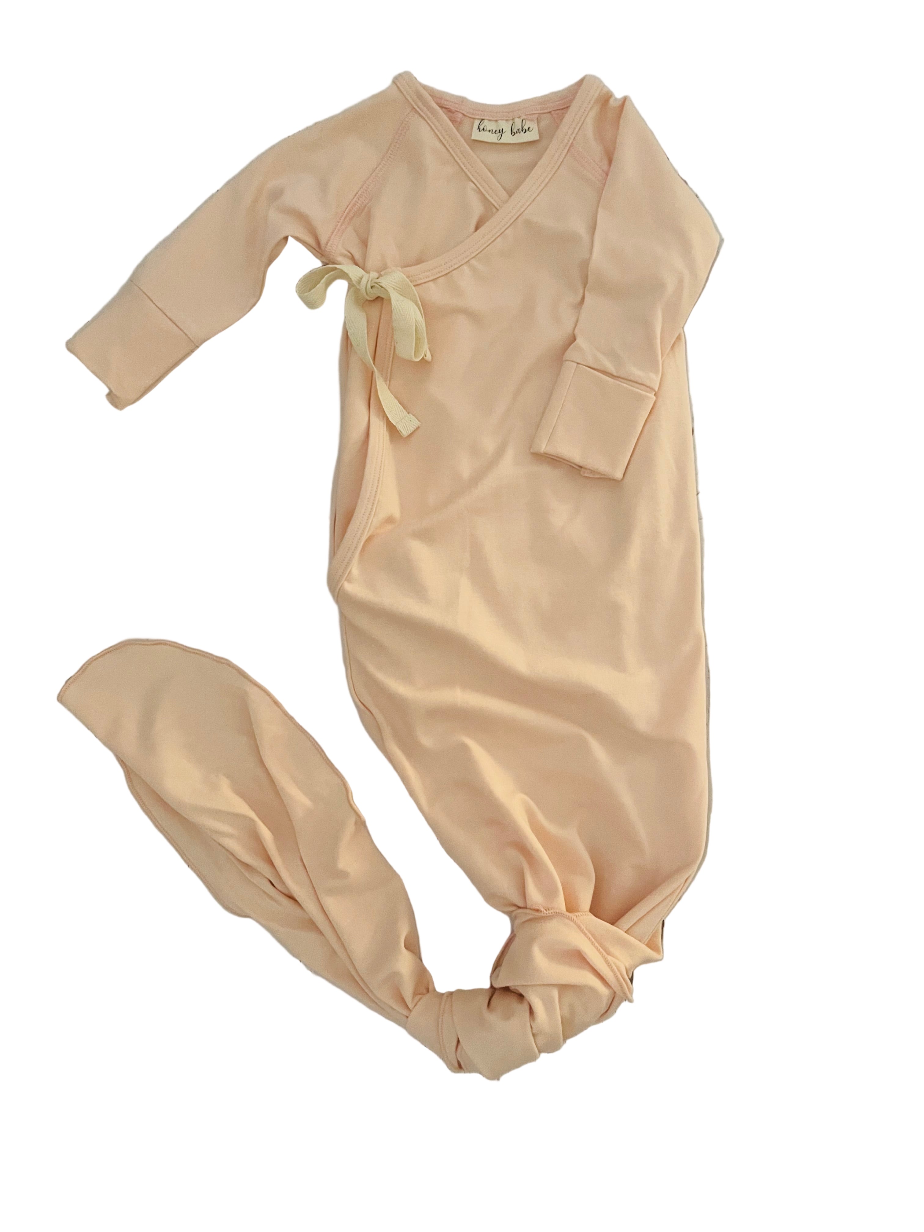 Blush Bay Gown Kimono Style