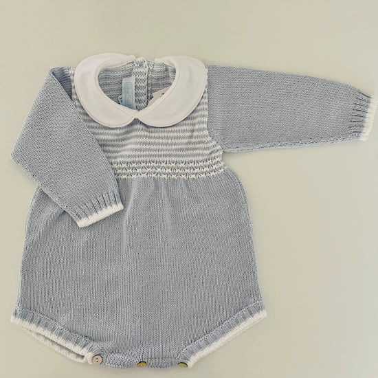 Blue/White Stripes Knit
