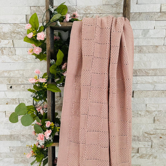 Organic Cotton Pink Blanket