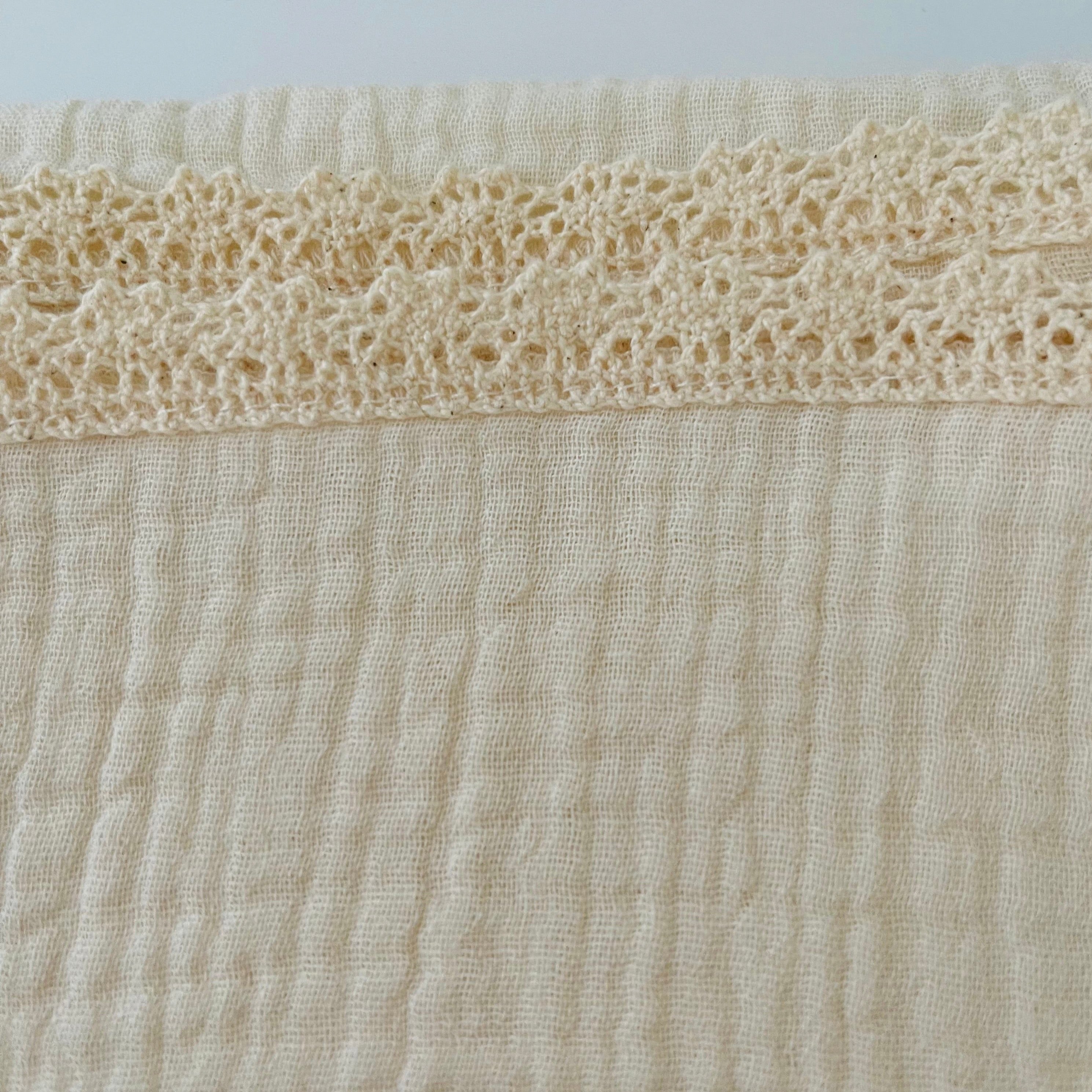 Cotton Lace Swaddle Blanket