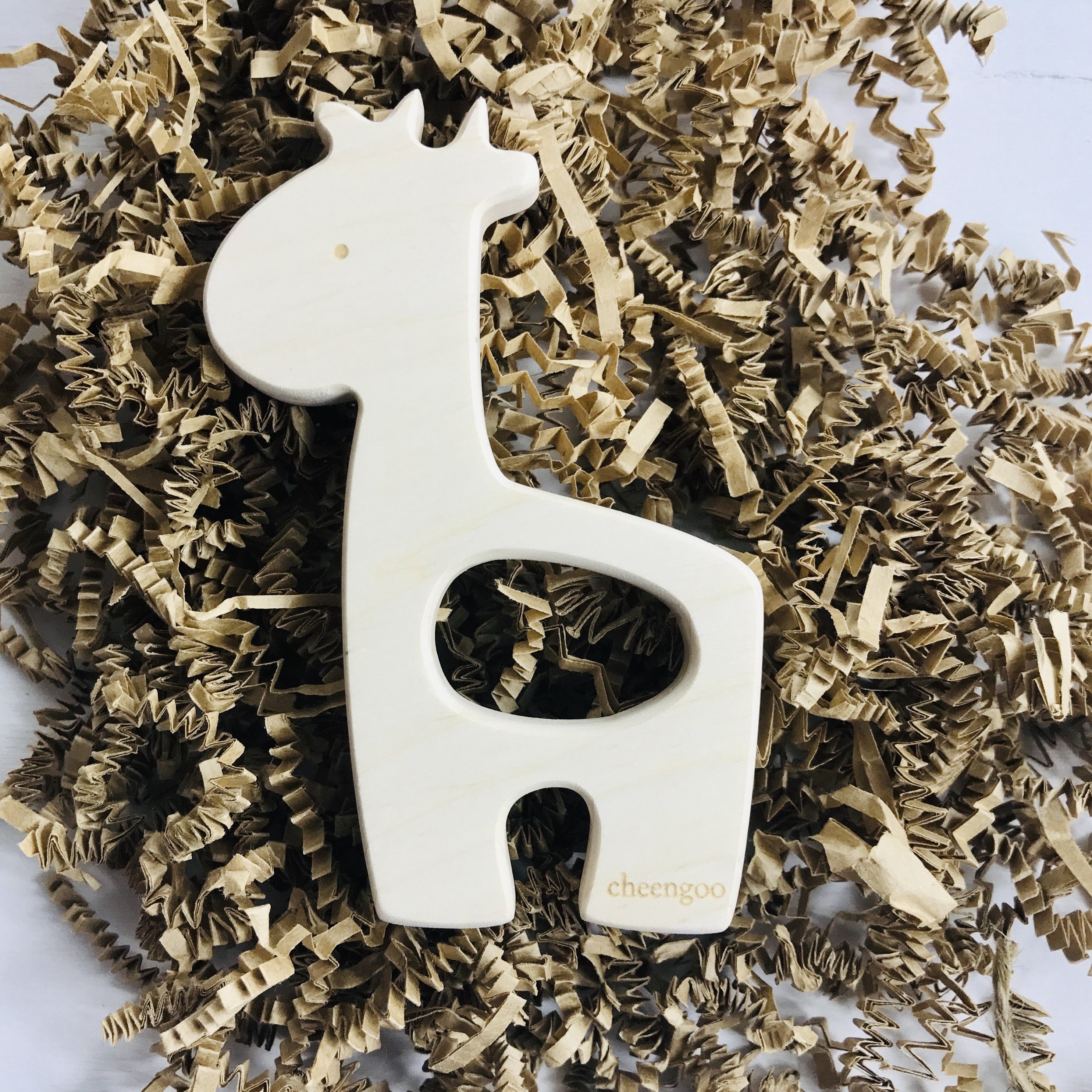 Giraffe Wooden Teether