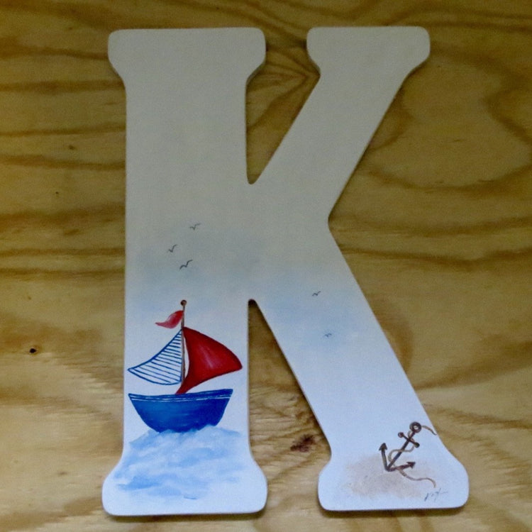 Letter K Sail Away