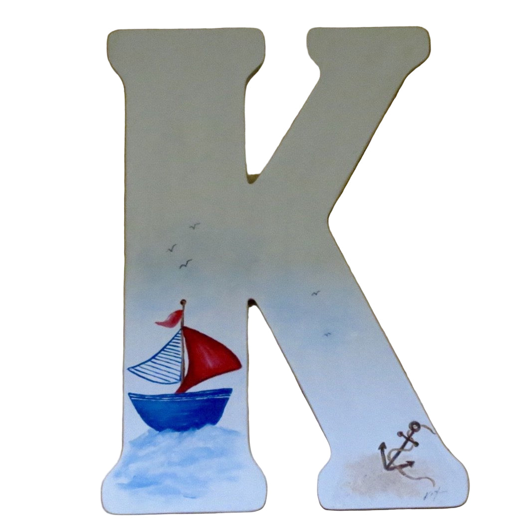 Letter K Sail Away