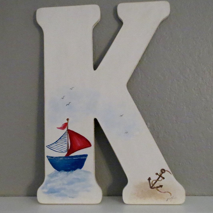 Letter K Sail Away