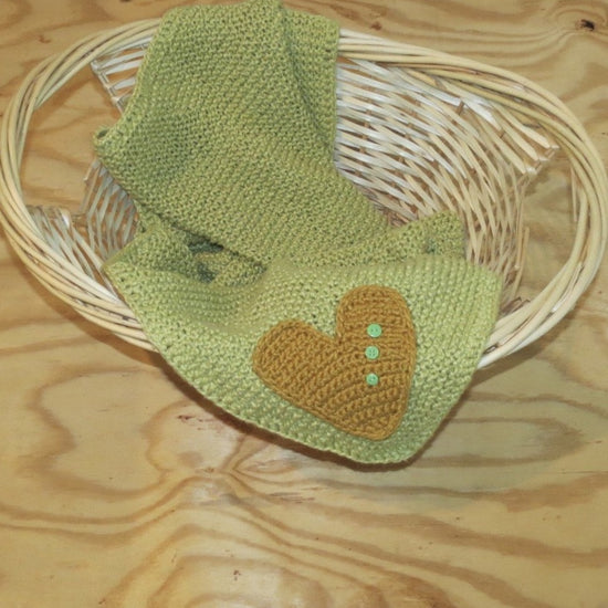 Te Amo Organic Knit Blanket