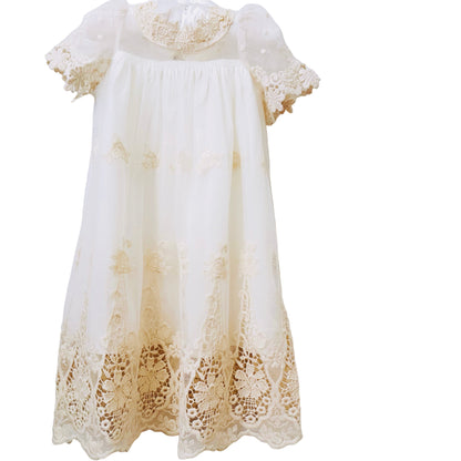 Embroidered Tulle Dress