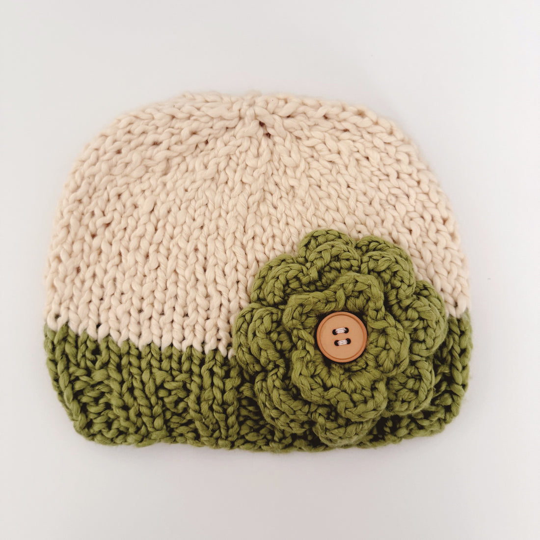 Organic Hat with Rosette