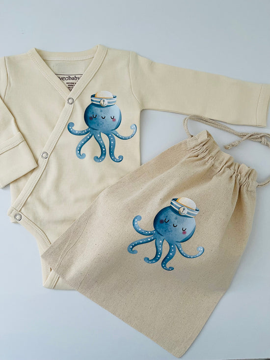 Blue Octopus Onesie