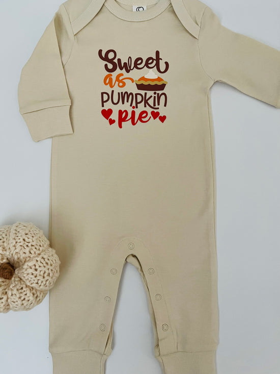 Sweet as Pumpkin Pie Romper