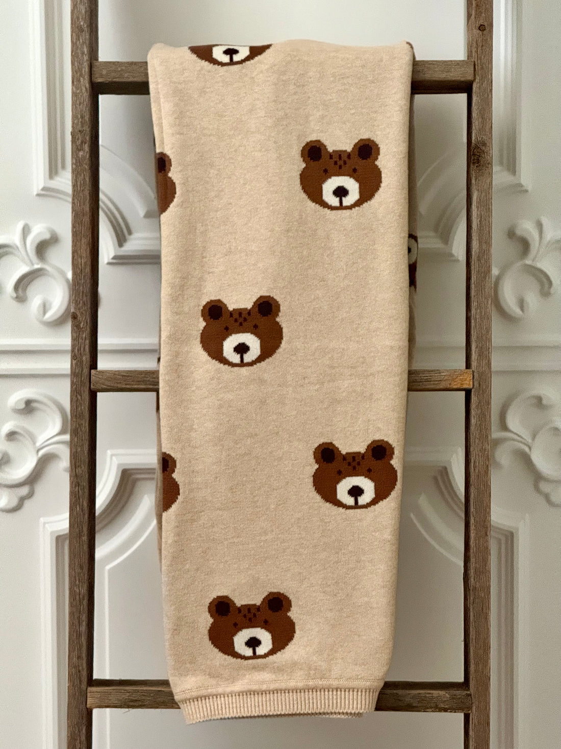 Baby Romper with Bear Design in Organic Cotton