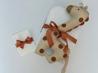 Wild Safari Organic Cotton Baby Gift Box – Romper, Blanket, Giraffe Toy &amp; Teether | Tuki Tuki Baby