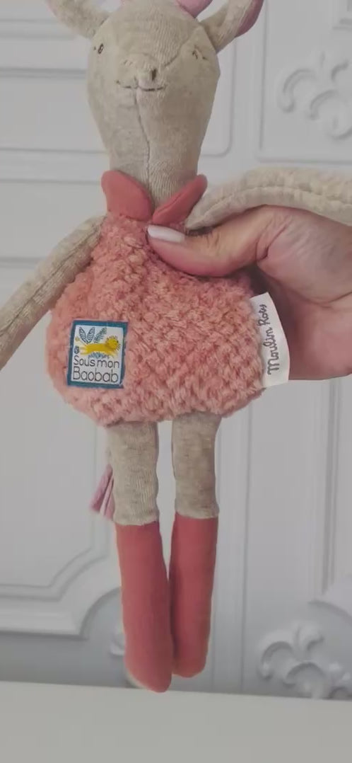Giraffe Rattle Stuffed Toy – Soft &amp; Easy to Grasp | 12” Baby Toy | Tuki Tuki Baby
