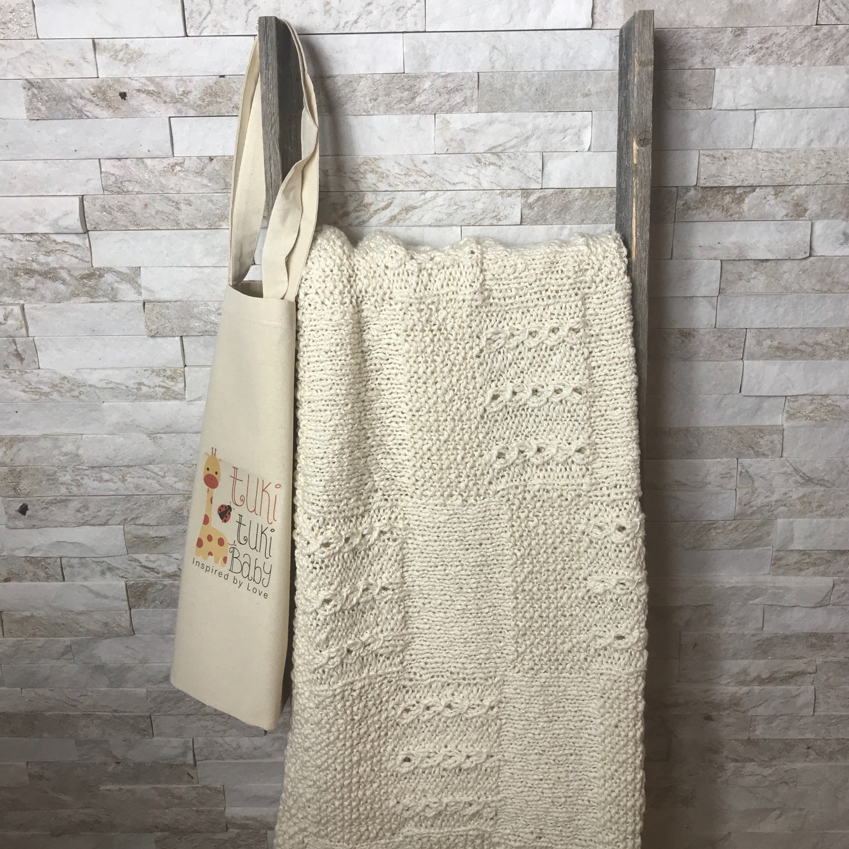Organic Cotton Almond Blanket
