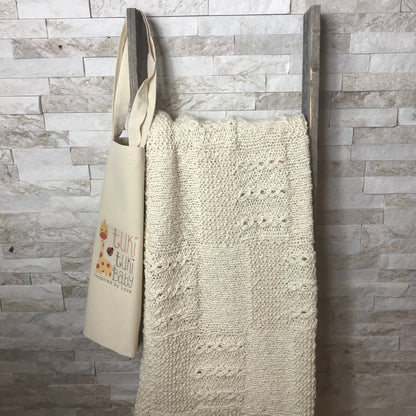 Organic Cotton Almond Blanket