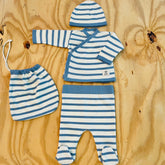 Multi Stripes Newborn Organic Garment