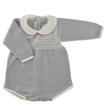 Blue/White Stripes Knit