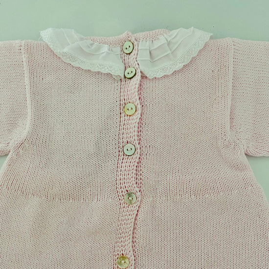 Pink Knit Onesie