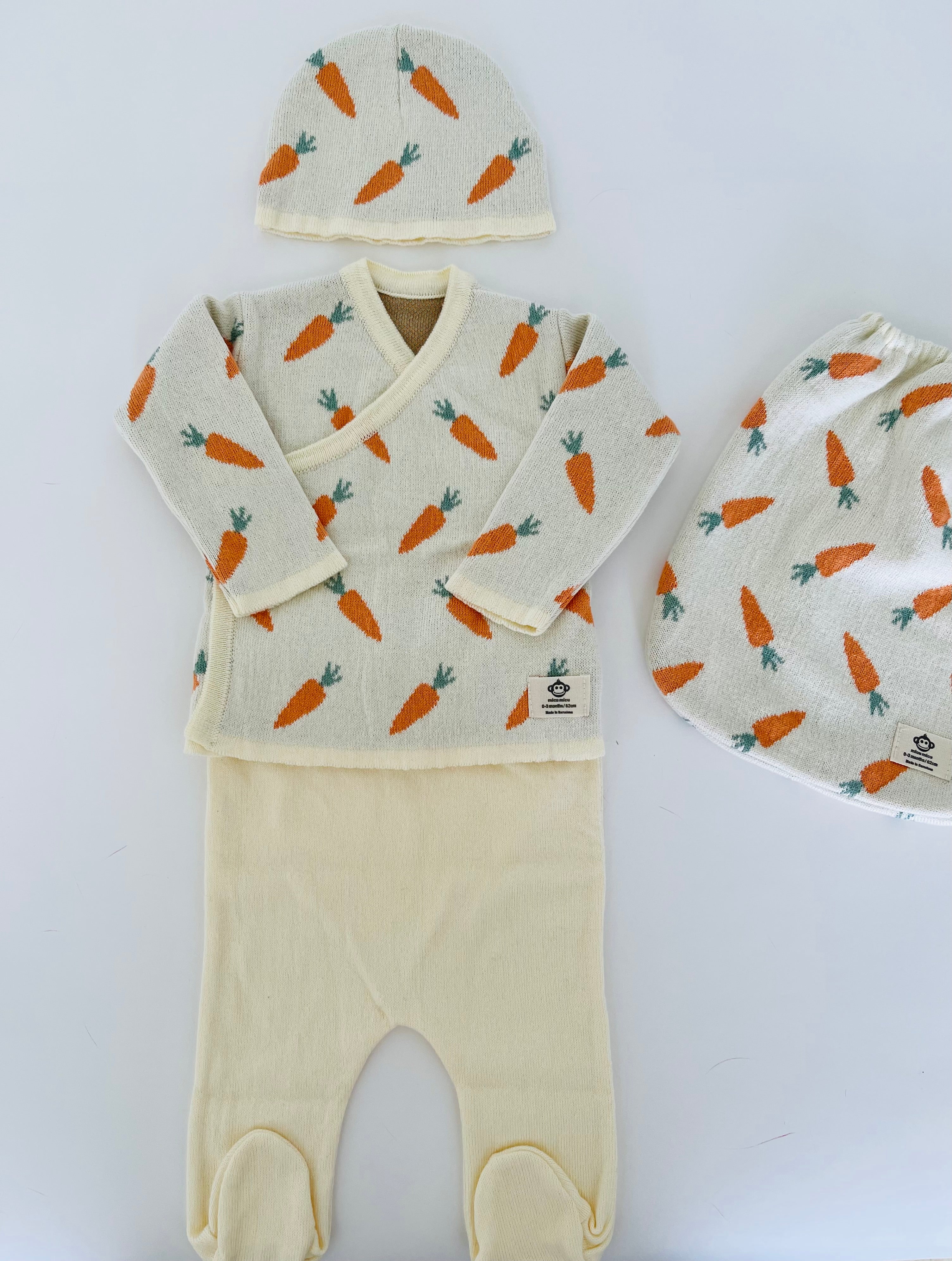 Organic Cotton Carrot Blanket