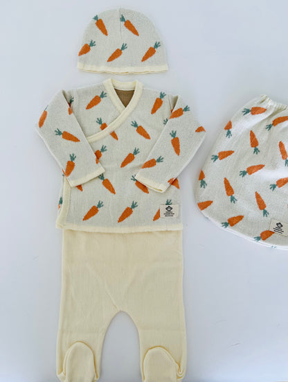 Organic Cotton Carrot Blanket