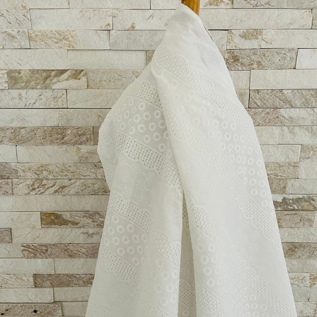 Embroidered Linen Blanket