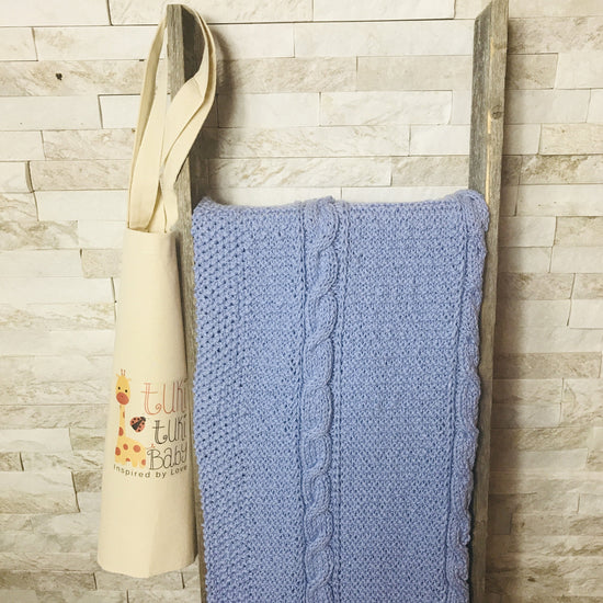 Blue Organic Blanket