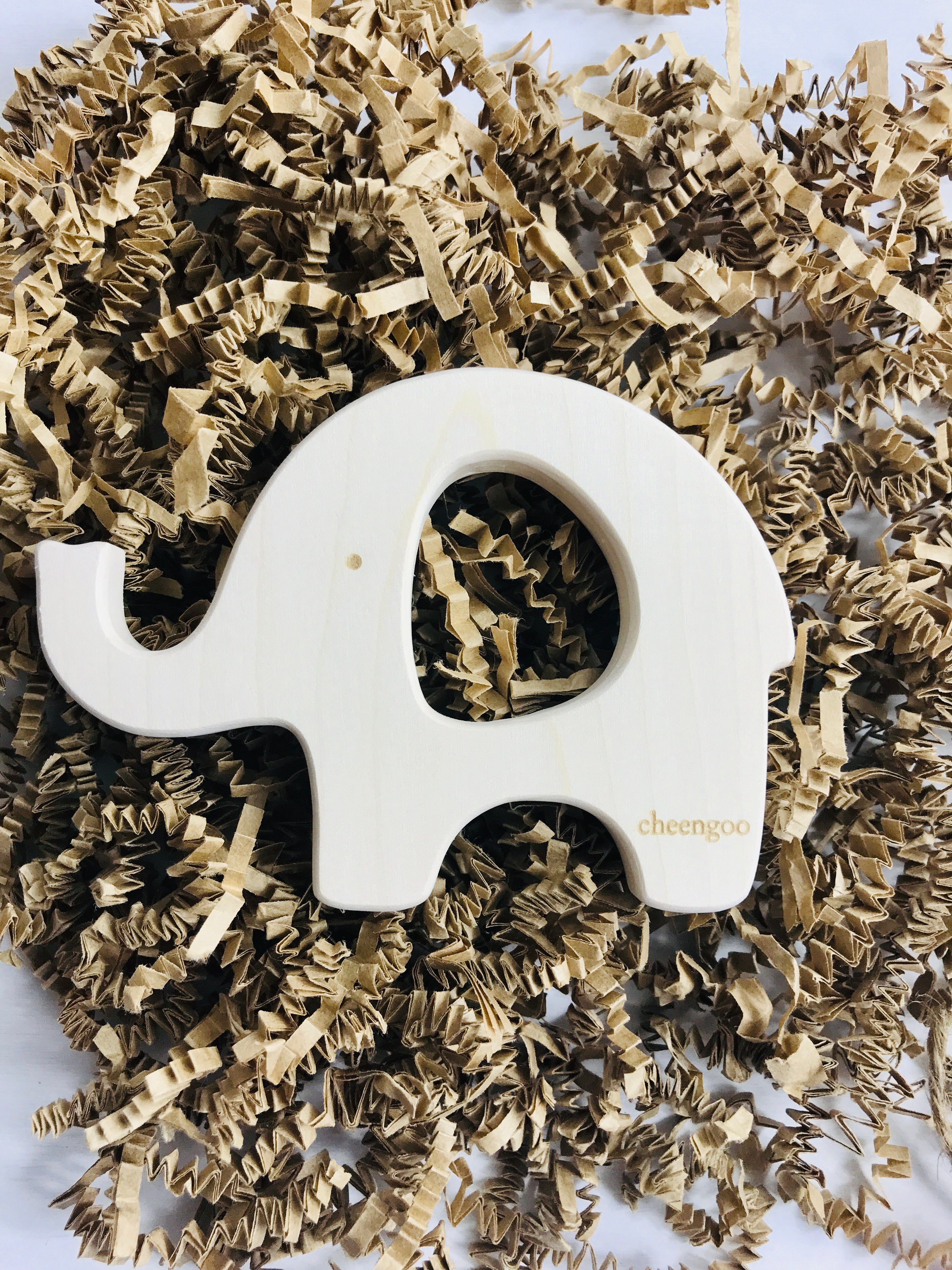 Elephant Wooden Teether