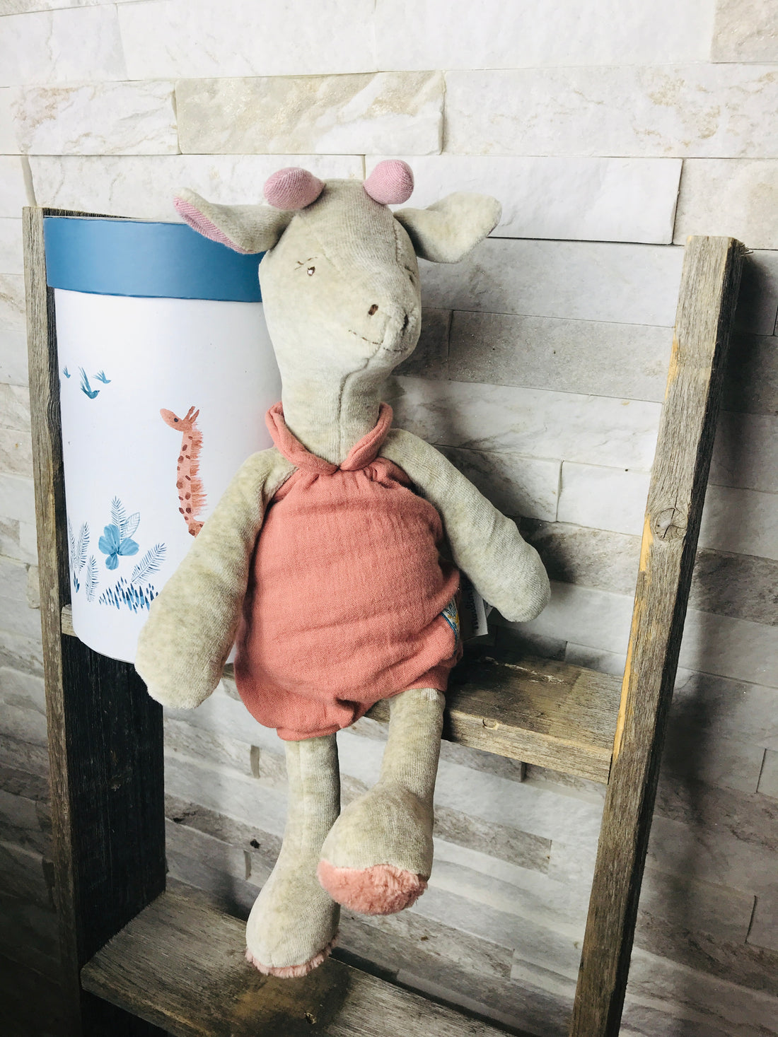 Pink Giraffe Slippers